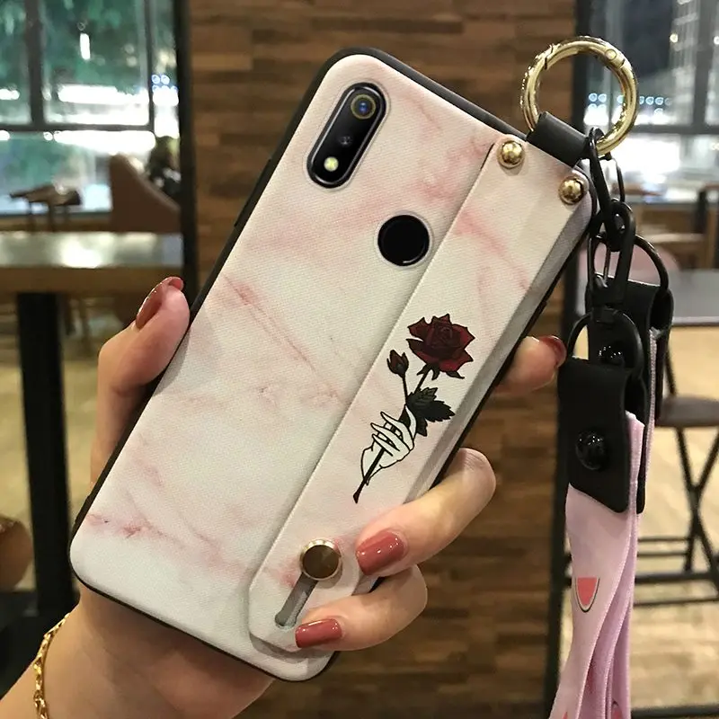 Противоударный чехол для телефона Oppo Realme 3 Pro / X Lite 6 дюйма из ТПУ с рисунком