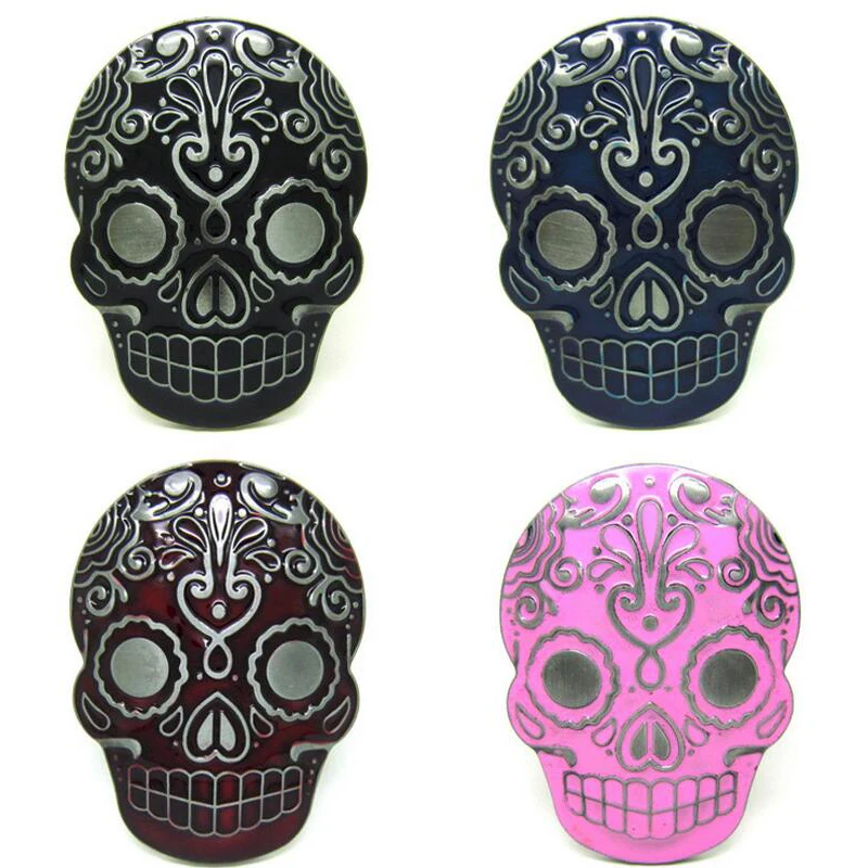 T DISOM новый дизайн Мексиканская Катрина череп пряжка для ремня в западном стиле