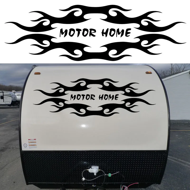 

1x Tribal design 1270mm x 390mm Travel Trailer Camper Van Graphics Motor Home Vinyl Graphics Kit Decals Car Stickers