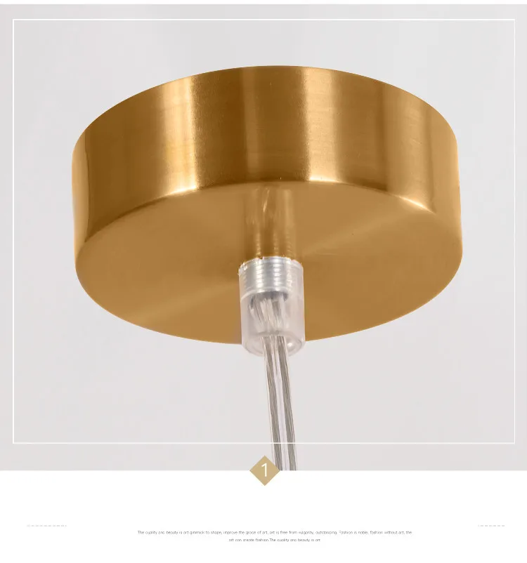 Simple pendant light Vintage retro LED indoor lamp ball gold modern coffe vintage bar shop living decoration hanging AC110-265v