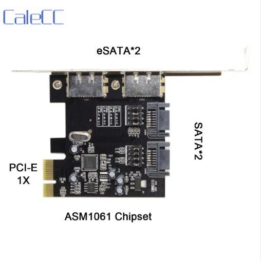 Плата расширения PCI E на 4 порта SATA 3 0 ESATA PCIE SATA3 6 Гбит/с адаптер E|Компьютерные