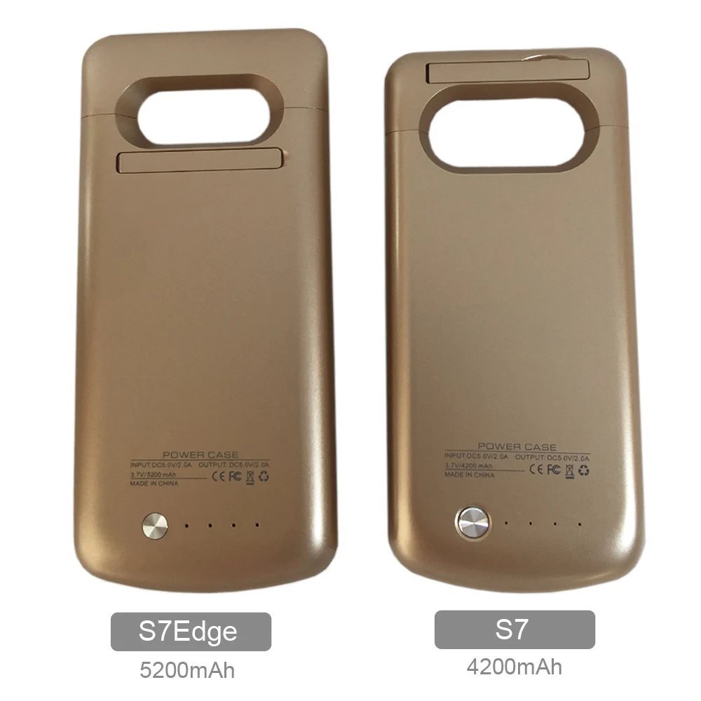 Зарядное устройство чехол для Samsung S7 4200 мАч S7edge 5200 резервное копирование Батарея