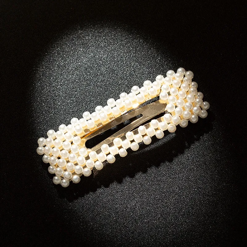 Женская заколка для волос LUSION элегантная Заколка пряжка с жемчужинами в