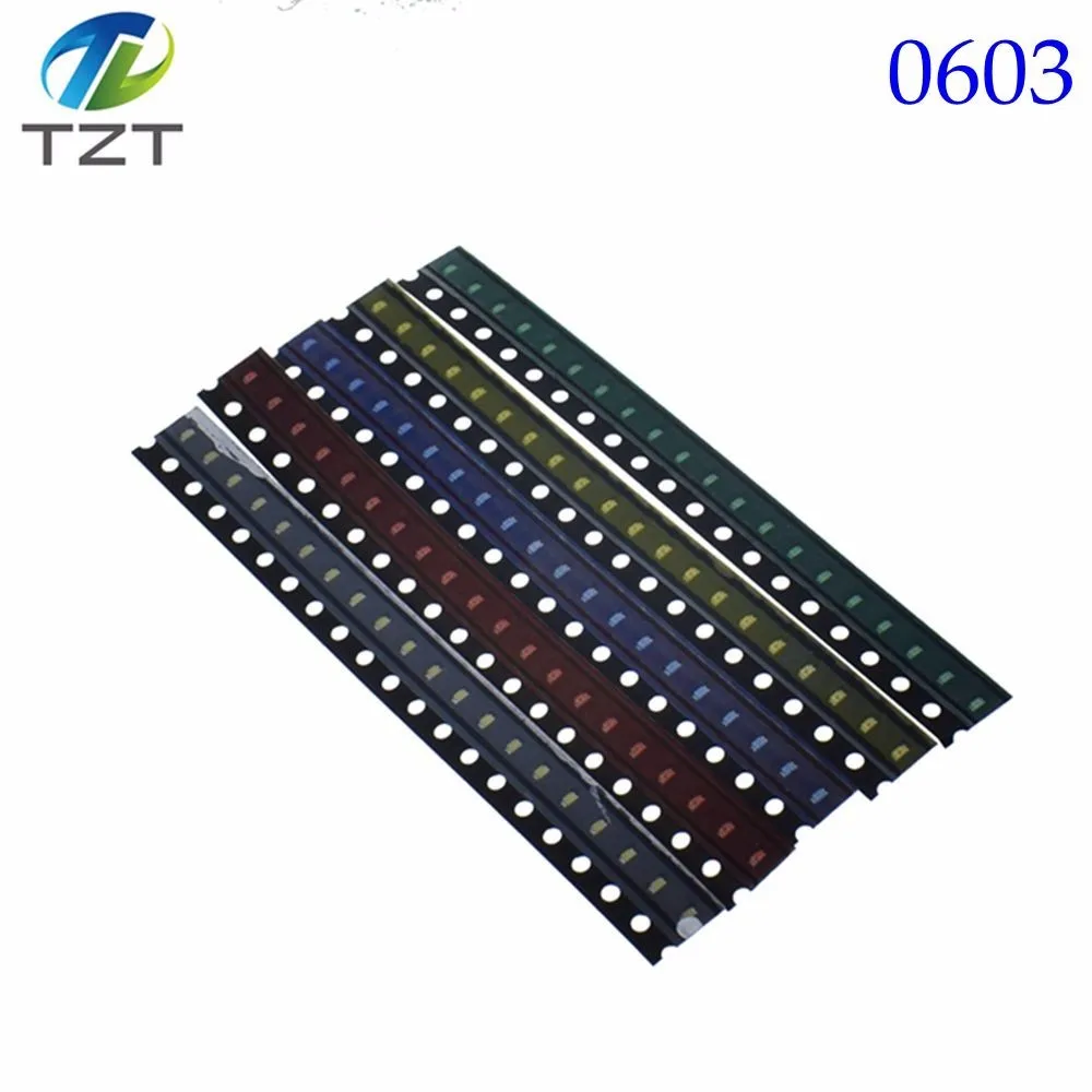 0603 KIT 5color x 20 100 шт. = 5 цветов x 20 штук 5730/5050/1210/1206/0805/0603 светодиодный Диод ассортимент SMD светодиодный Диод комплект зеленый красный белого и синего цвета желтый 5630 Сумки из натуральной кожи - Цвет: 0603 KIT 5color x 20
