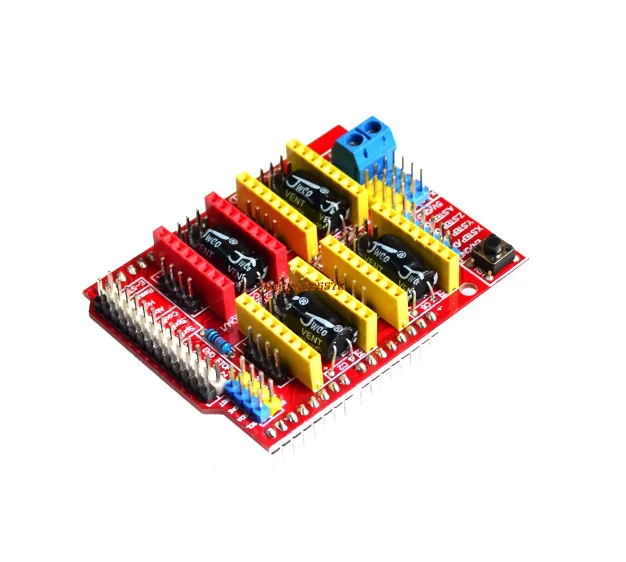 CNC Щит V4 щит v3 гравировальный станок/3d принтер/A4988/DRV8825 драйвер Плата расширения для arduino Diy Kit - Цвет: CNC V3