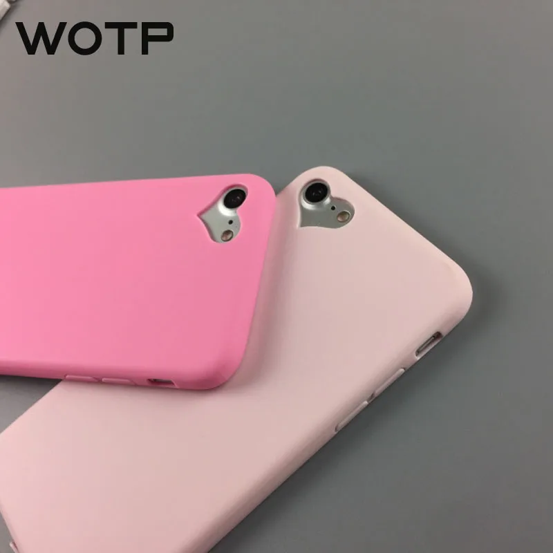 WOTP мягкий чехол для телефона ярких цветов iPhone 5 5S se 6 S 7 8 Plus X милый из