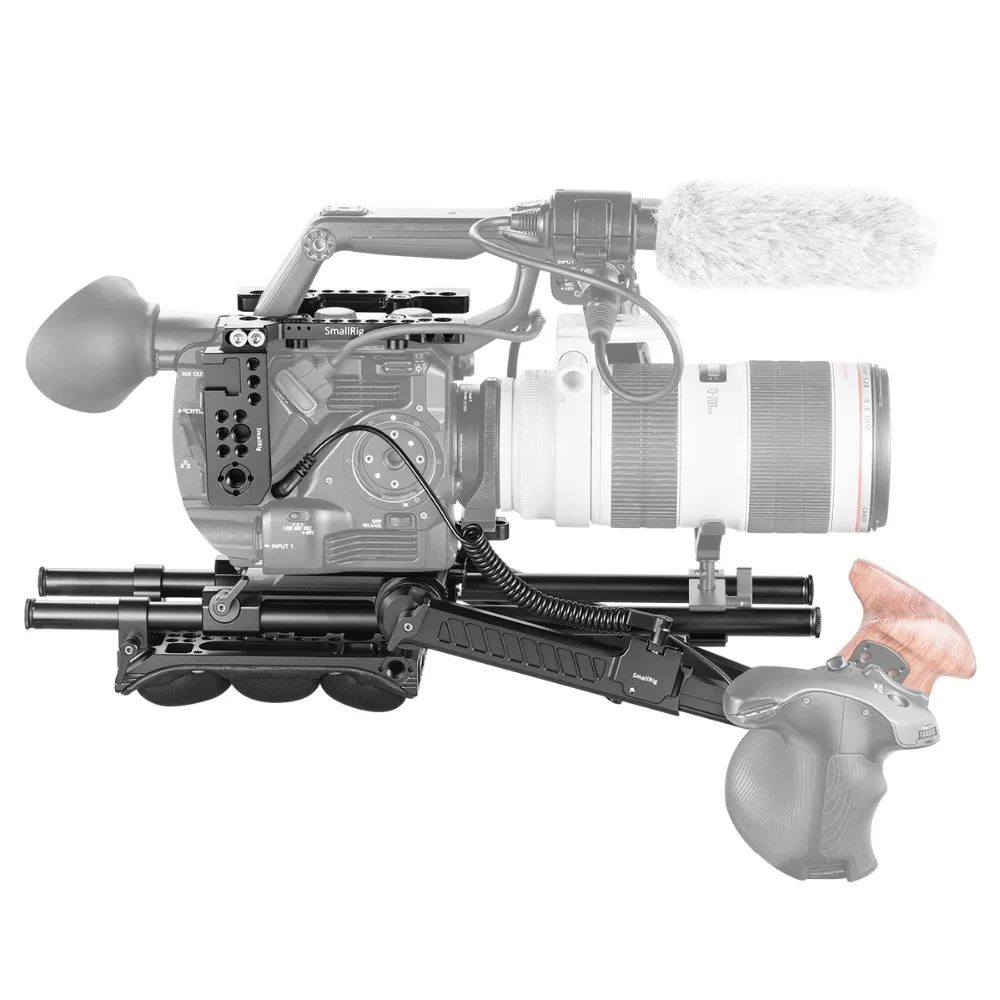 SmallRig для sony FS5 PXW-FS5 Vidoe комплект аксессуаров для съемок с наплечной колодкой зажим для штанги удлинитель кронштейн комплект поддержки-2007