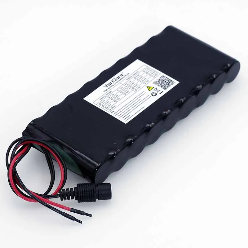 VariCore 12 v 9.8Ah 9800mAh 18650 Rechargeable Battery 12V Protection Board CCTV Monitor battery +12.6V 1A Charger | Электроника