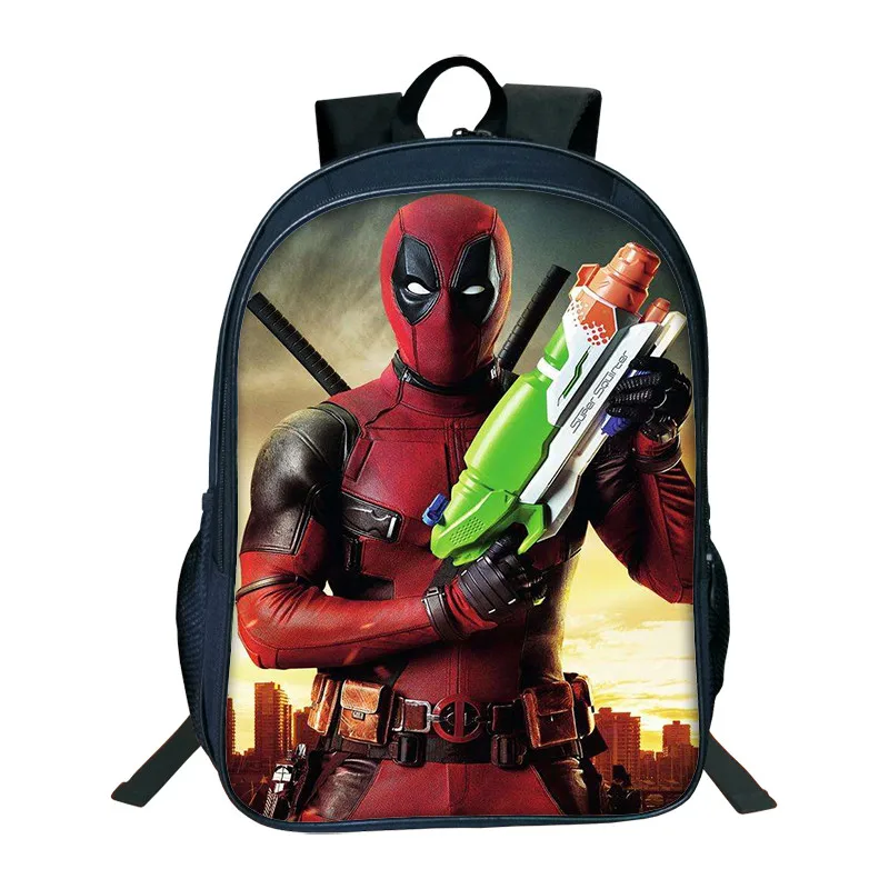 2019 рюкзак Дэдпул 3D для путешествий Mochila школьные подарки Comics Superheros Наплечная