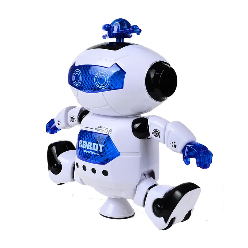 

360 Rotating Smart Space Dance Robot Electronic Walking Toys With Music Light For Kids Astronaut Toy Christmas Birthday Gift