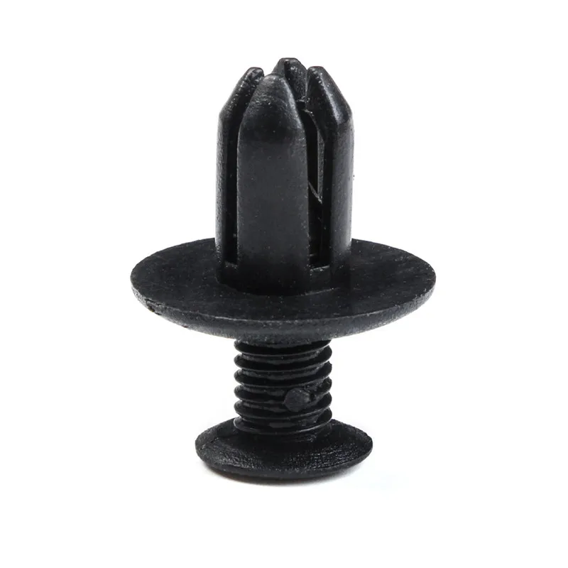 50 шт. черный пластик Автомобильная заклепка автомобильный зажим застежка КРЫЛО БАМПЕР Push Pin для hyundai детали крепления зажим для автомобиля отделка заклепки