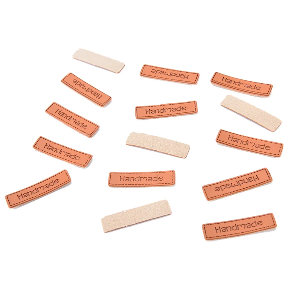 5 шт. ретро коричневый синтетический из искусственной кожи этикетка ручной