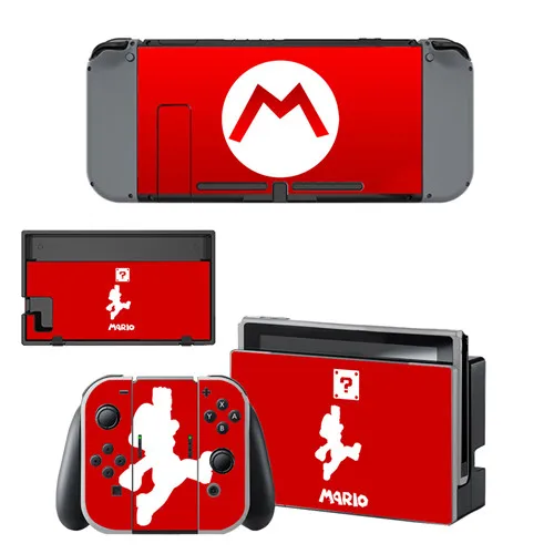 YSNS0355 Супер Марио кожи Стикеры для nintendo переключатель Стикеры кожи для nintendo переключатель NS консоли и Joy-Con контроллер винил - Цвет: YSNS0355