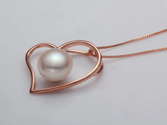 Натуральный пресноводный жемчуг Модный кулон в форме сердца|pendant|pendant pearl |