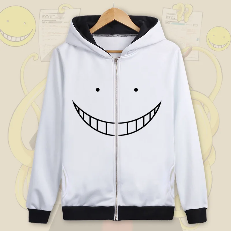 Killation Classroom Korosensei костюмы для косплея 3D печатных толстовка на молнии пары кто