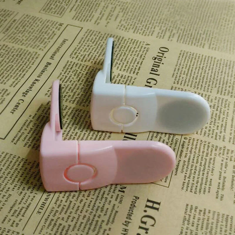 Защитные замки для детей цветные Двойные застежки под прямым углом замок шкафа