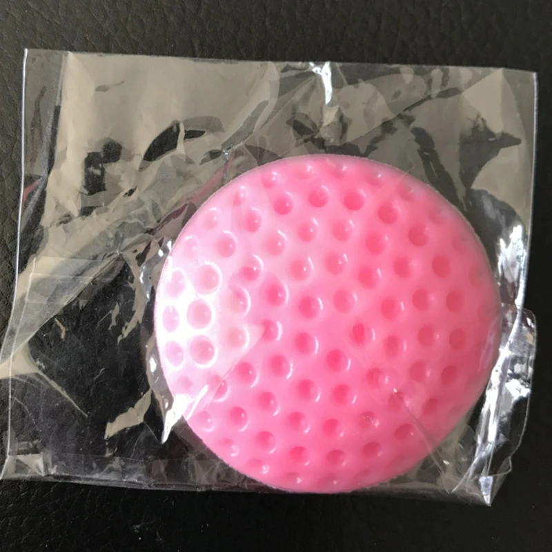 pink 1 шт. дверные стопоры стены столкновения колодки безопасности анти-столкновения резиновый противоударный бампер глушитель аксессуары для дома - Цвет: pink