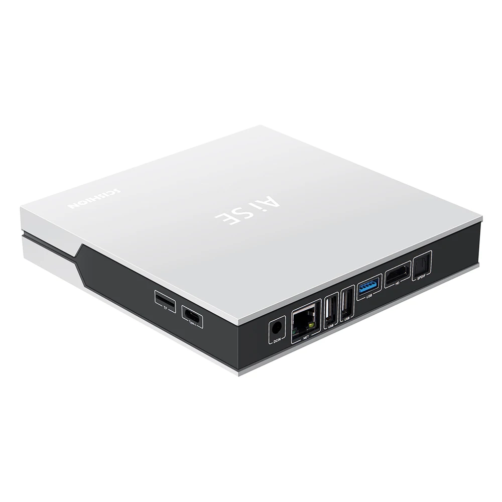 SCISHION Ai SE Android 7,1 умная игра ТВ коробка RK3399 4G+ 64G 4 K H.265 мультимедийный видеоплеер w/геймпад 5G/2,4G, Wi-Fi, RJ45 USB3.0