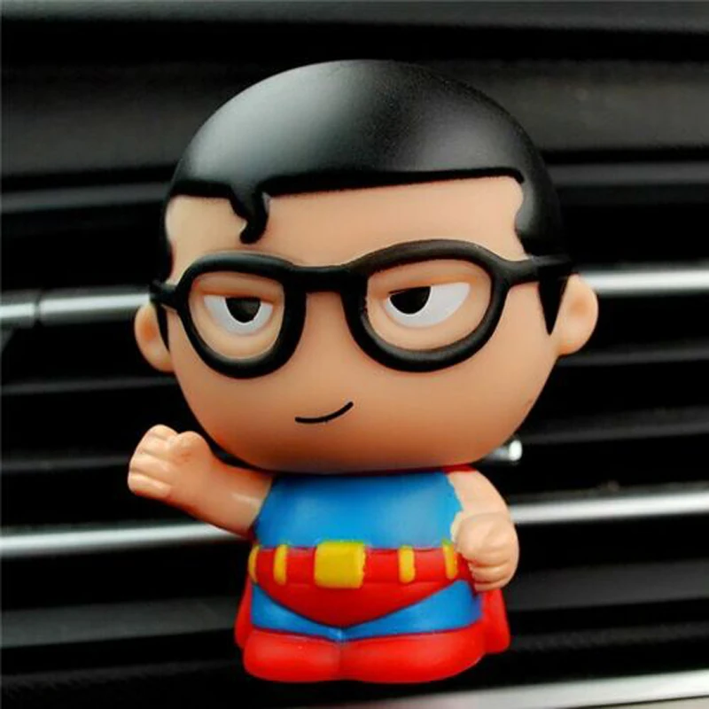 Superman Автомобильный Освежитель, автомобильный парфюм, зажим для Мстителей, Марвел, цифры супергерои, авто вентиляционные отверстия, Ароматический диффузор, автомобильные аксессуары - Название цвета: Superman