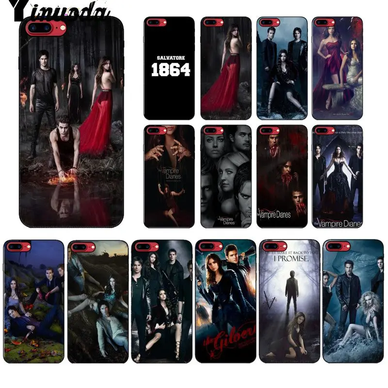 Yinuoda Дневники вампира новинка чехлы для телефона чехол Apple iPhone 8 7 6 6S Plus X XS MAX 5 5S SE XR