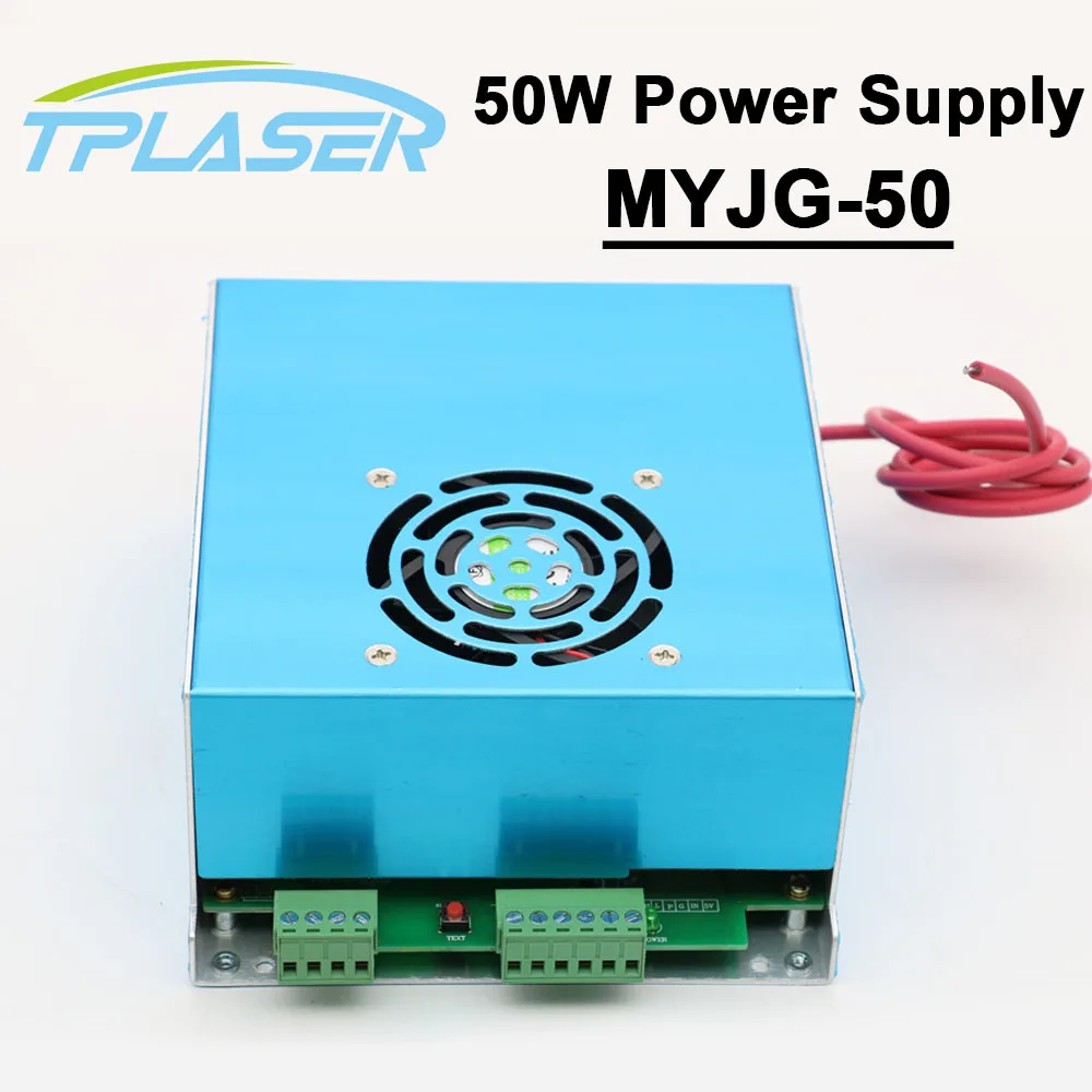 50 Вт Лазерный Питание MYJG 50G 110 V 220 для Co2 лазерная трубка станок гравировки и