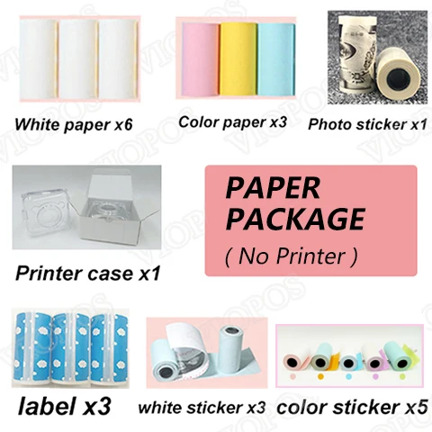 

Thermal Label Sticker Receipt Paper Printer case For M58D photo printer
