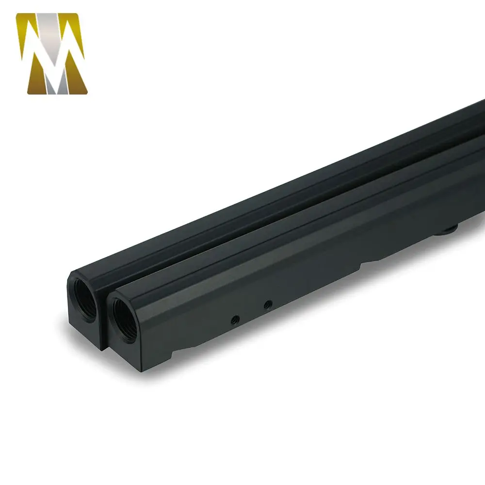 Black Высокое качество Топливная рампа для LS1 1997-2004 LS6 2001-2005 заготовка из алюминиевого сплава топлива Железнодорожный комплект для v-образной КРЕПЕЖНОЙ ПЛАСТИНОЙ LS-Series - Color: Black