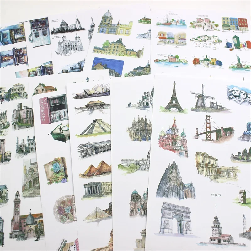 

Senior Building Self- adhesive Paper Sticker for Scrapbooking/ DIY Crafts/ Card Making Decoration