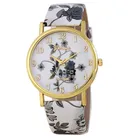 Часы наручные женские кварцевые аналоговые с кожаным ремешком, F80