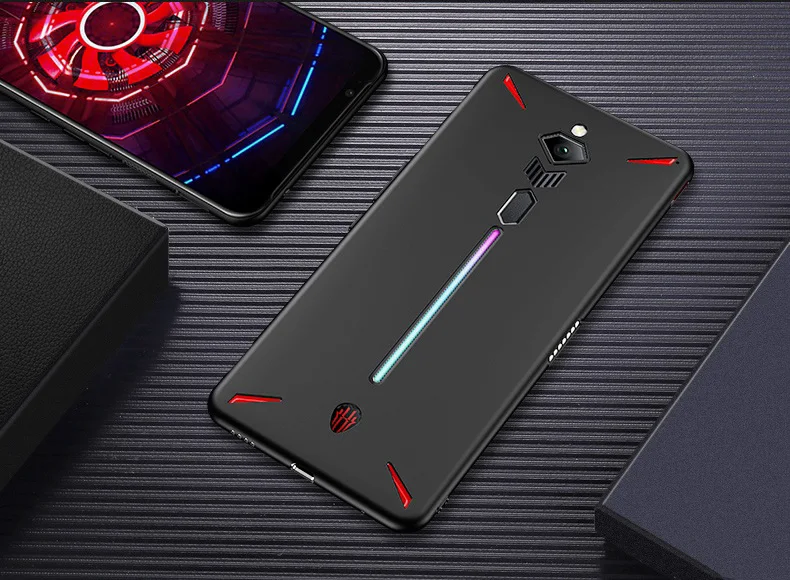 Чехол ZTE nubia Red Magic 3 3S черный ультратонкий защитный мягкий матовый чехол из ТПУ для