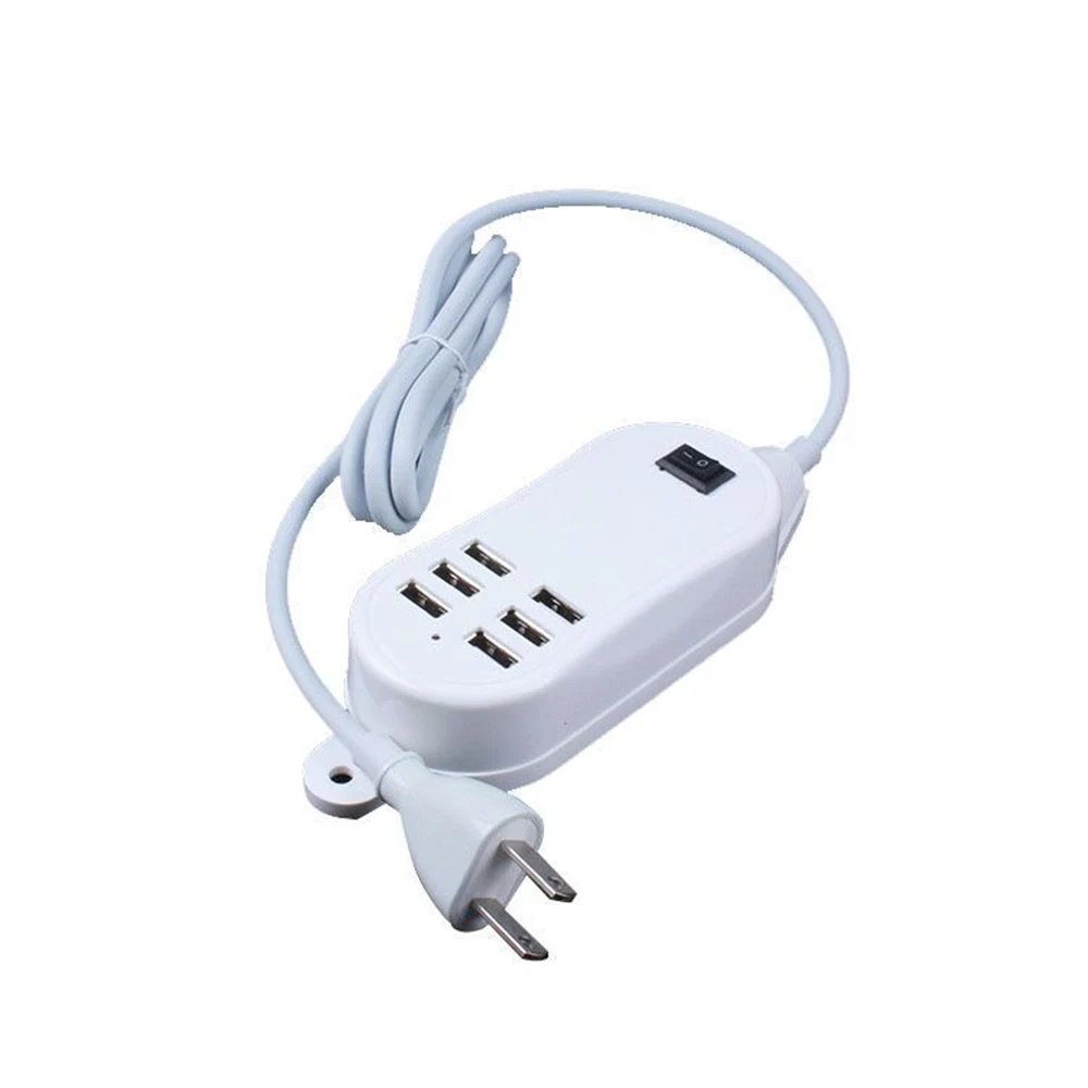 5А 6USB интерфейс подключаемый смартфон планшет мульти порт USB зарядное устройство