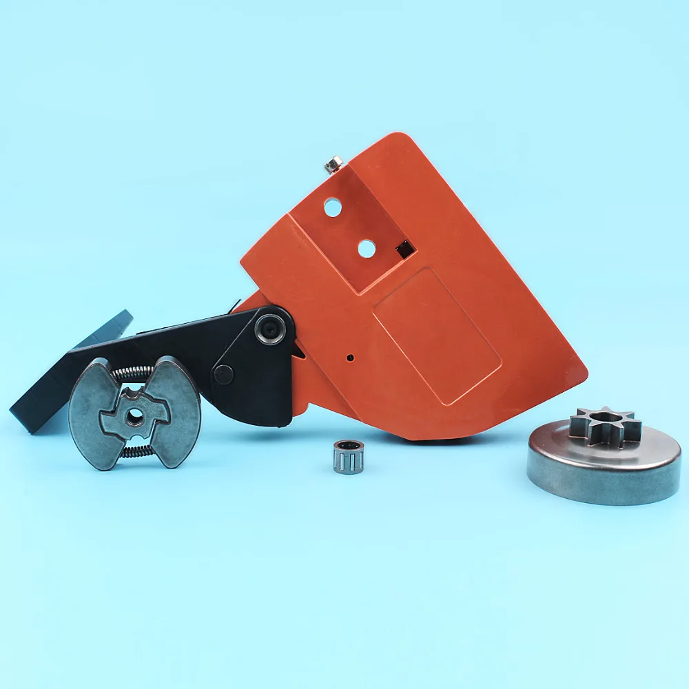 

Sprocket Clutch Chain Brake Handle Cover Clutch Drum Kit For HUSQVARNA 136 137 141 142 Chainsaw w/ Needle Bearing Replace Parts