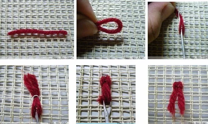 Набор для рукоделия сделай сам с застежкой крючком Незаконченный вязальный