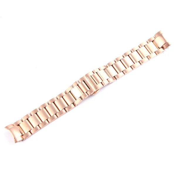 Rose gold-Glossy Черный, розовое золото, нержавеющая сталь, ремешок для часов 20 мм, металлический мужской ремешок для часов, браслет на запястье для samsung Galaxy gear S3 Frontier - Цвет ремешка: Rose gold-Glossy