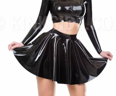 Мини-юбка из латекса | Тематическая одежда и униформа