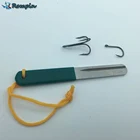 Rompin Алмазный рыболовный крючок Hone для тройных крючков, заточка рыболовных снастей, электронный инструмент