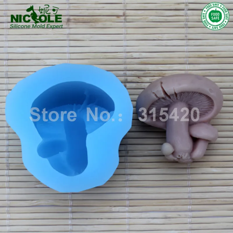 Силиконовые формы для мыла Nicole новые 3D овощей и грибов ручной работы силиконовые