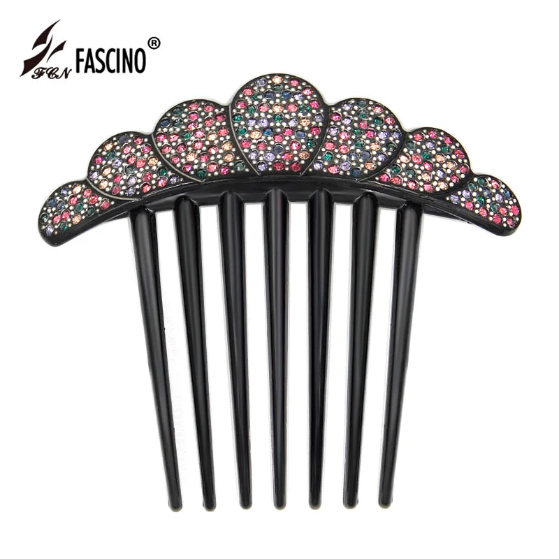 Женские Модные расчески для волос со стразами роскошные аксессуары из
