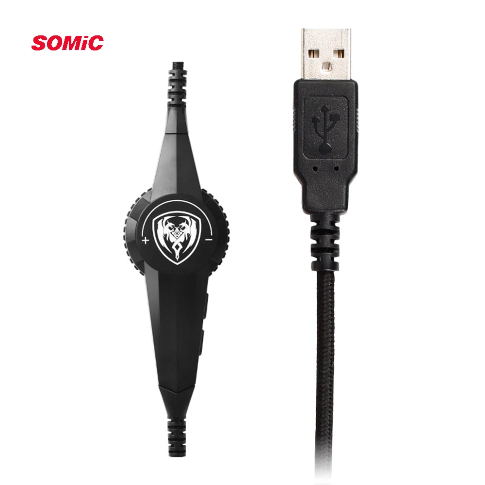 Игровая Гарнитура Somic G941 с Виртуальным объемным звуком USB 7 1 наушники микрофоном