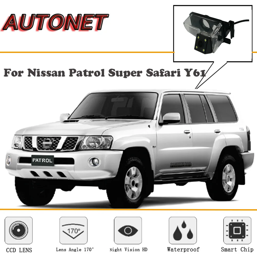 Автомобильная камера заднего вида для Nissan Patrol Y61 4WD ночного видения супер сафари
