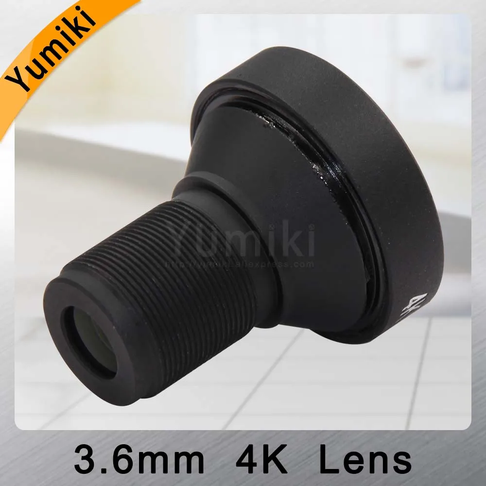 Yumiki 8MP мегапиксели HD объектив M12 монтажная плата 4k объектив 3,6 мм 1/1. " cctv объектив для безопасности IP камера Поддержка 4K камера