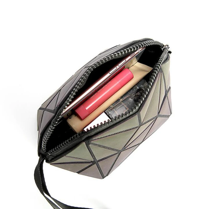 Модная обувь на молнии с геометрическим рисунком, косметичка Бизнес, чехол для макияжа, Для женщин дорожный макияж Органайзер на молнии чехол для хранения туалетные принадлежности, мытье комплект