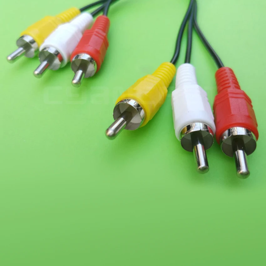 AV кабель 3 RCA аудио видео 3RCA штекер для Android ТВ приставки динамика телевизионного