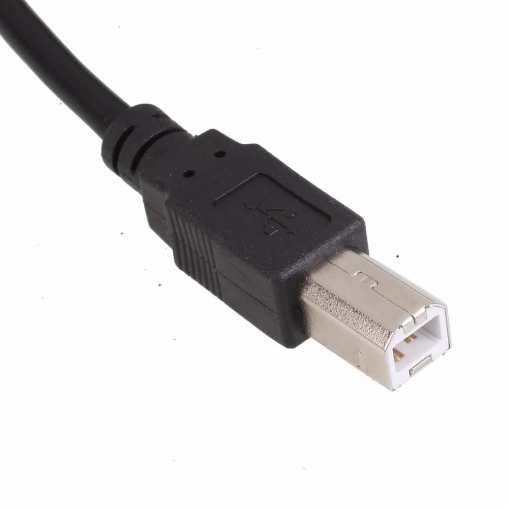 Высокоскоростной 1 4 м USB2.0 A до B квадратный рот принтеры сканер кабель канал