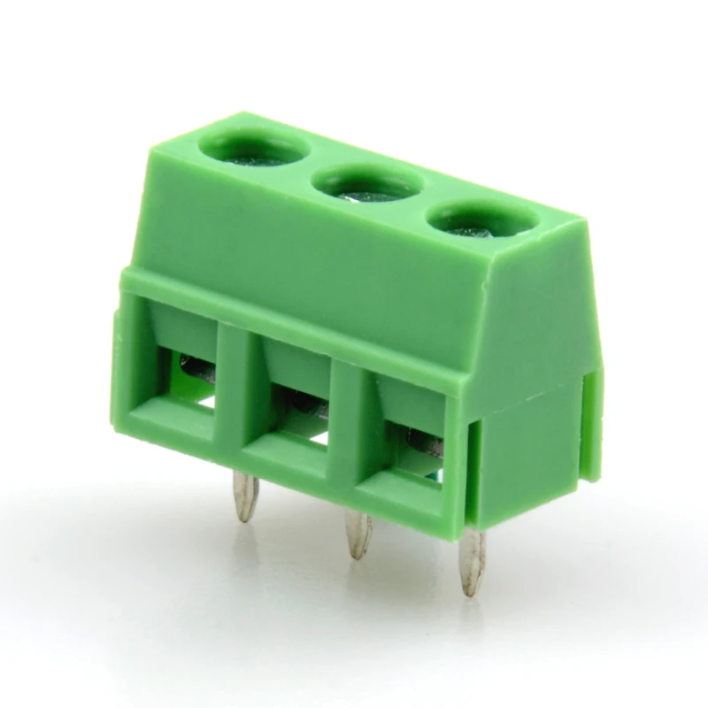 10 шт. винт с прямым штифтом для печатной платы 3P 2 54 мм KF120 2PIN 3PIN зеленый|Терминалы| |