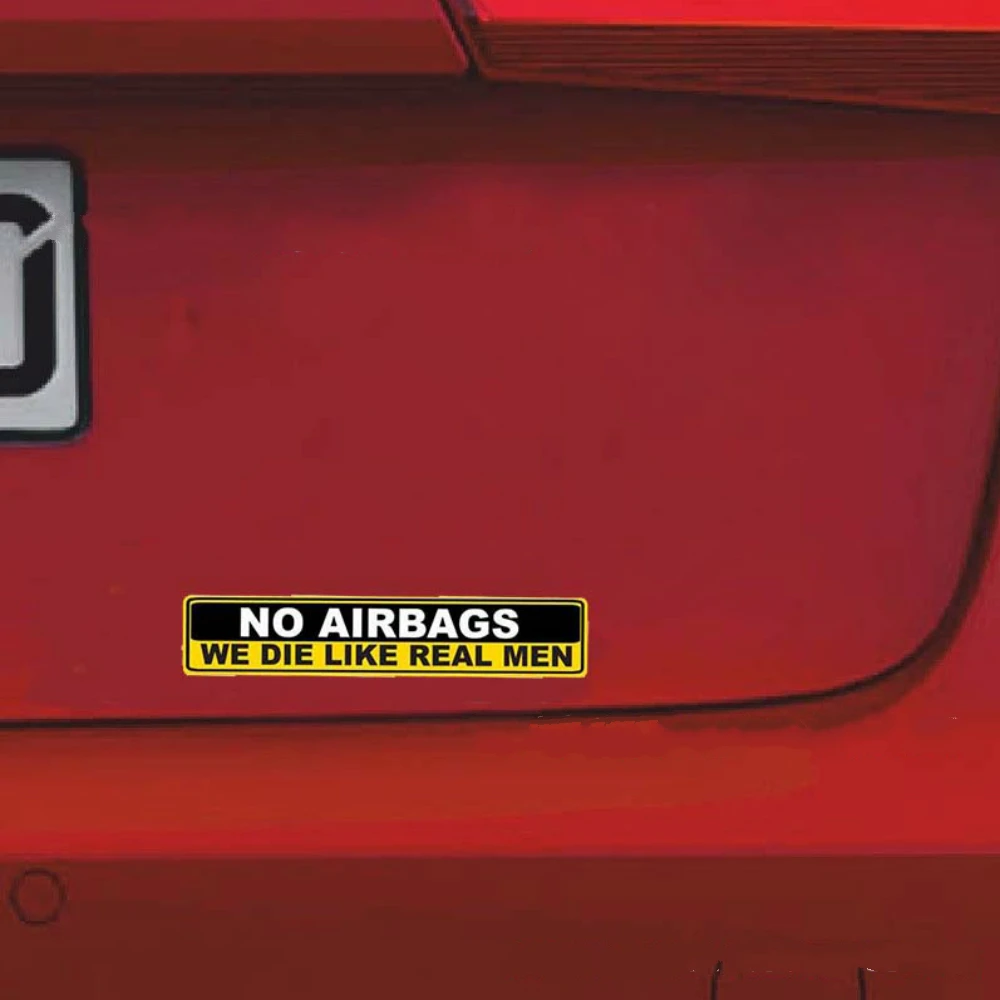 Автомобильная наклейка Aliauto 2 шт. Предупреждение ждающие подушки безопасности мы