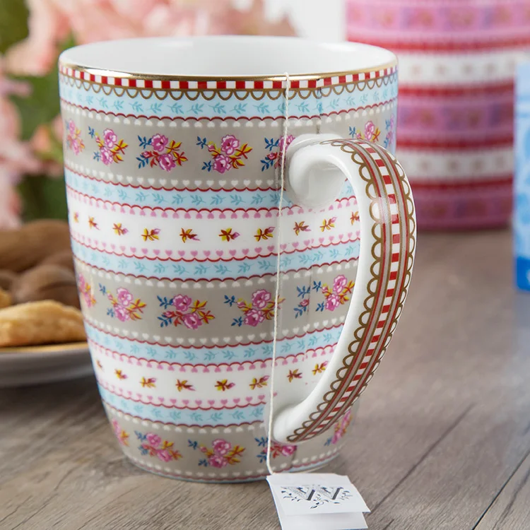 Высококачественные пасторальные кофейные кружки в европейском стиле с