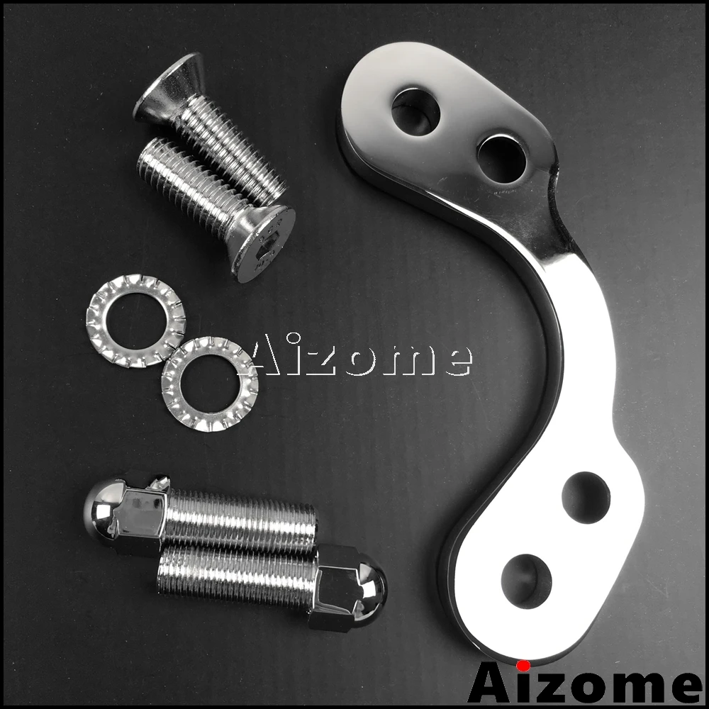 Motorcycle Spring Fork Tree Handlebars Top Clamp T-bar Riser Mount Adapter For Harley DNA Paughco MID-USA Hard Drive Springers | Автомобили