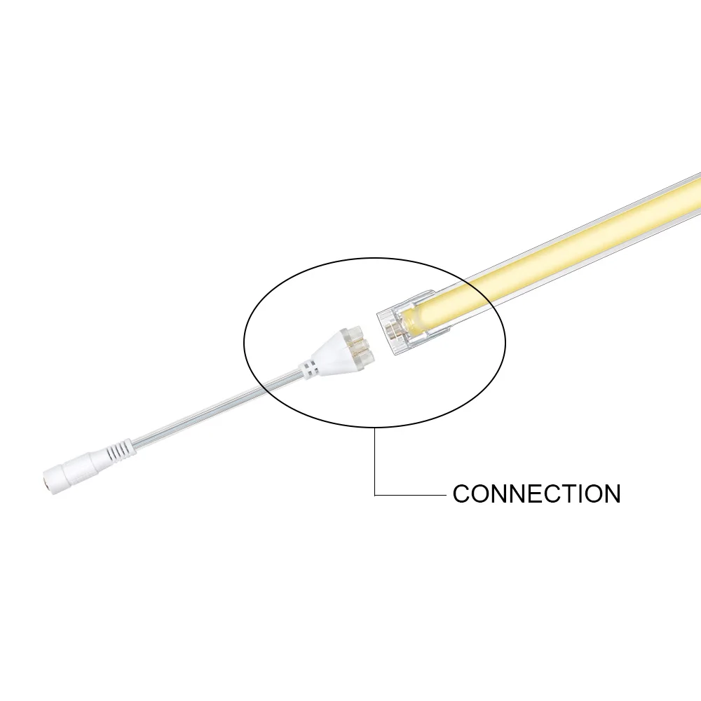 DC24V 1 шт. 50 см 2835 Алюминиевый Молочный чехол LED бар свет/под корпусом свет DC