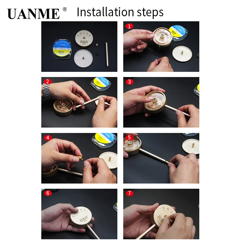 UANME B& R 0,01 мм 150 м изоляция/теплоизоляция медная линия паяльник для iPhone чип проводник провода